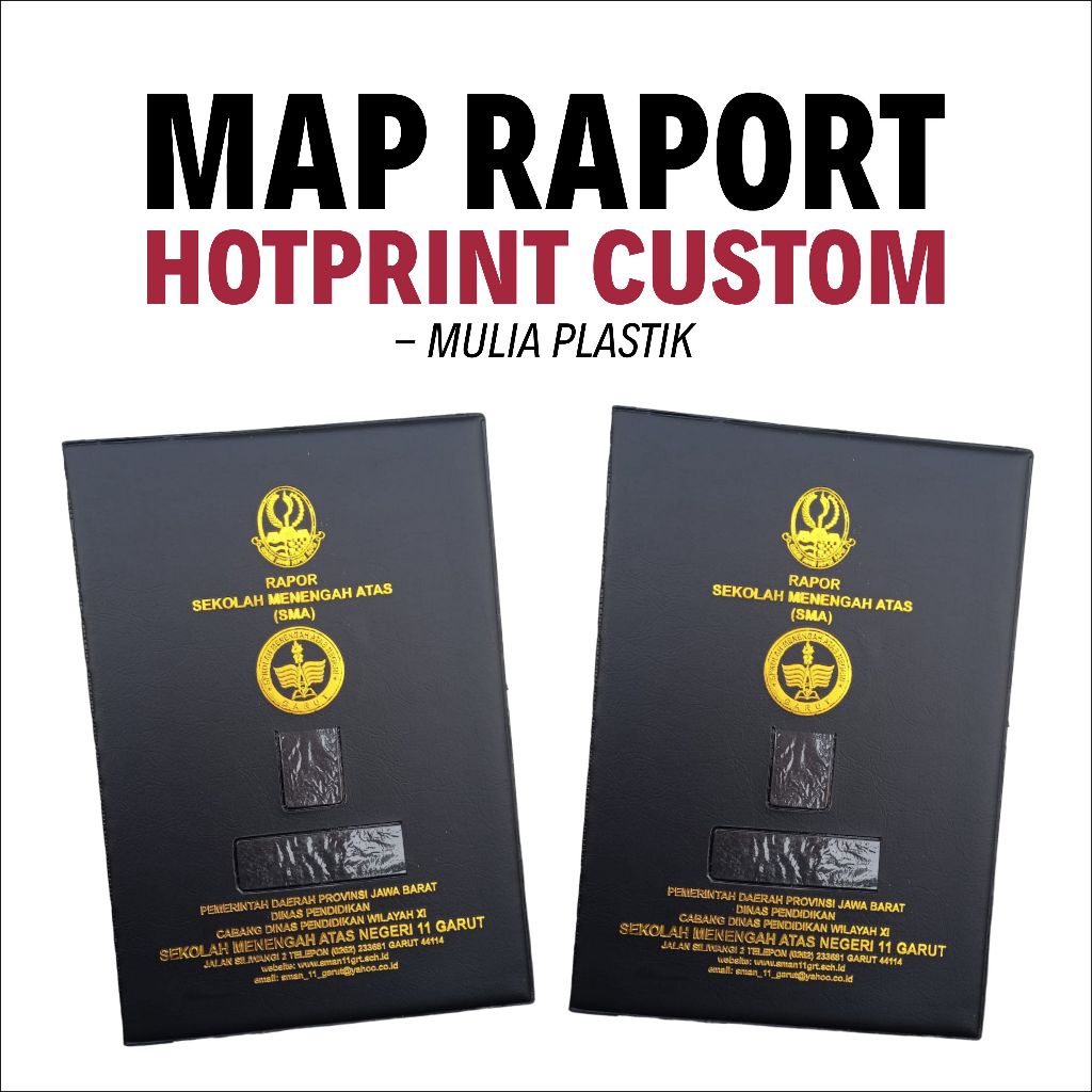 

Mulia Plastik | Isi 20 Lembar Map Raport Custom Nama dan Logo Sekolah Sendiri
