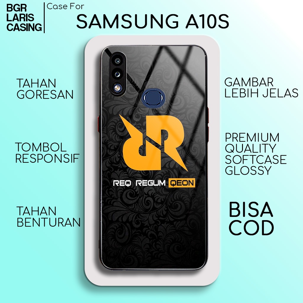 case samsung a10s - kesing hp - motif rrq - hardcase glossy samsung - case hp - case glossy - siliko