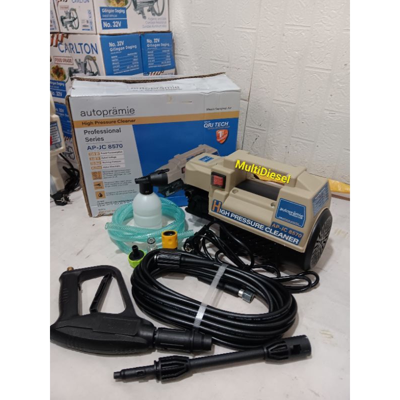 Steam JetCleaner  Listrik AUTOPRAMIE 8570|Mesin Steam Cuci Listrik  Motor Mobil AC