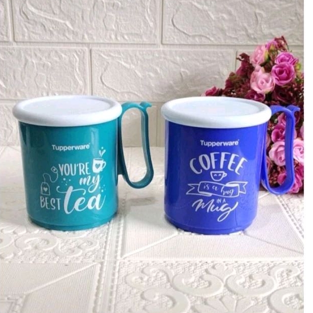 Cangkir minum jumbo mug 600 ml tuperware eceran 1 pcs
