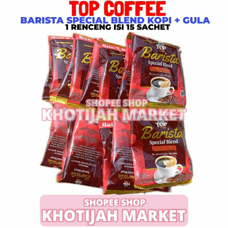 

Top Coffee Barista Special Blend 1 Renceng Isi 15 Sachet 25 Gram
