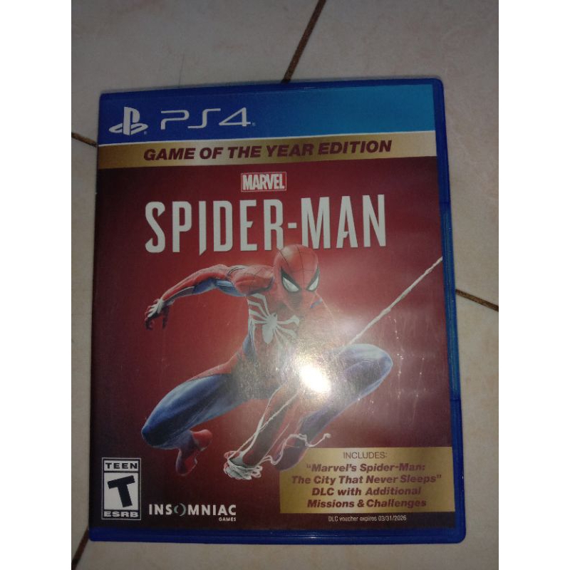 Spiderman GOTY PS4 BD Second