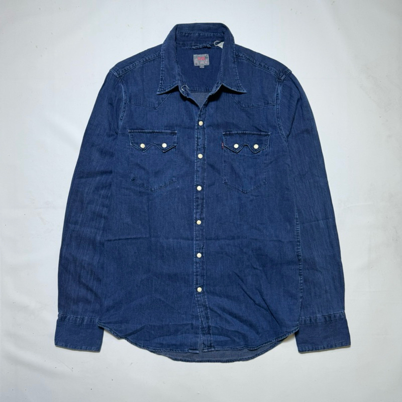 Kemeja Levis Barstow western Soft Denim size M