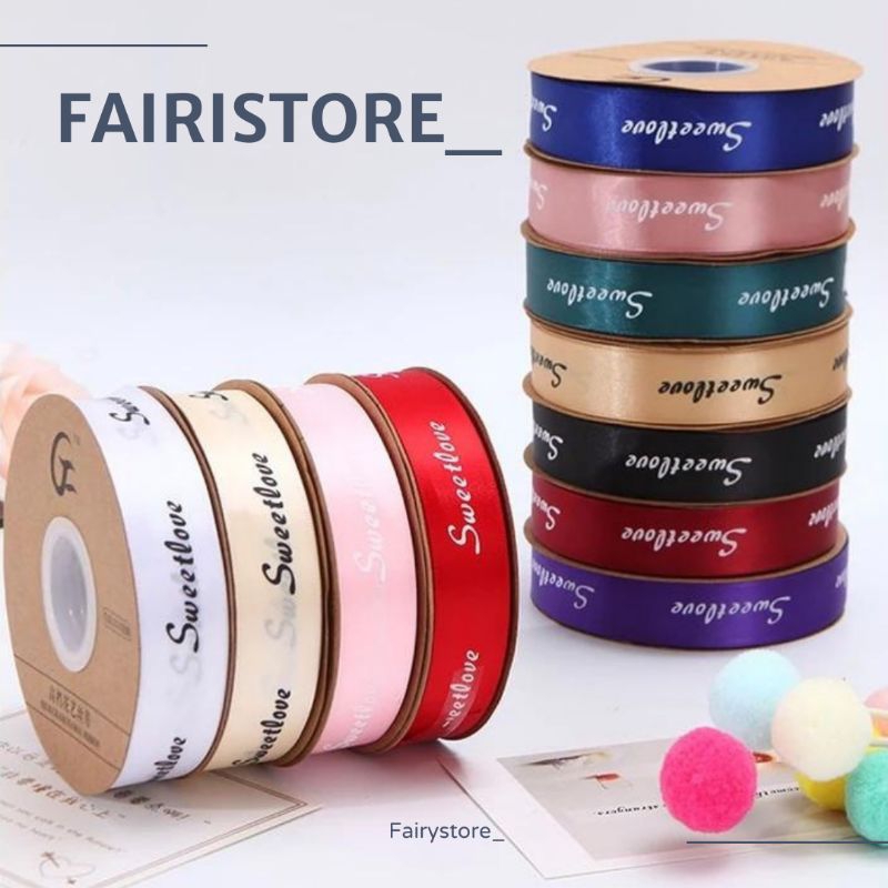 

Pita Satin Sweetlove 2,5 cm Per-meter