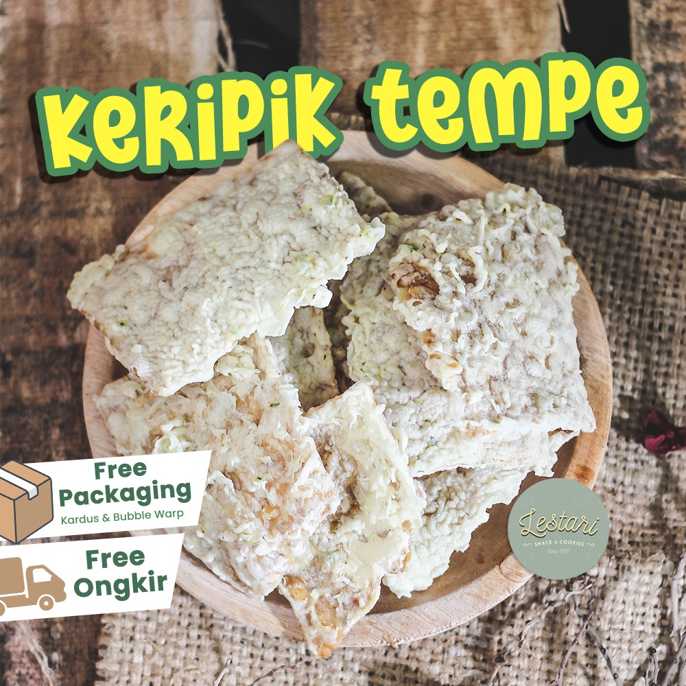 

KERIPIK TEMPE TEPUNG CRISPY 150gr