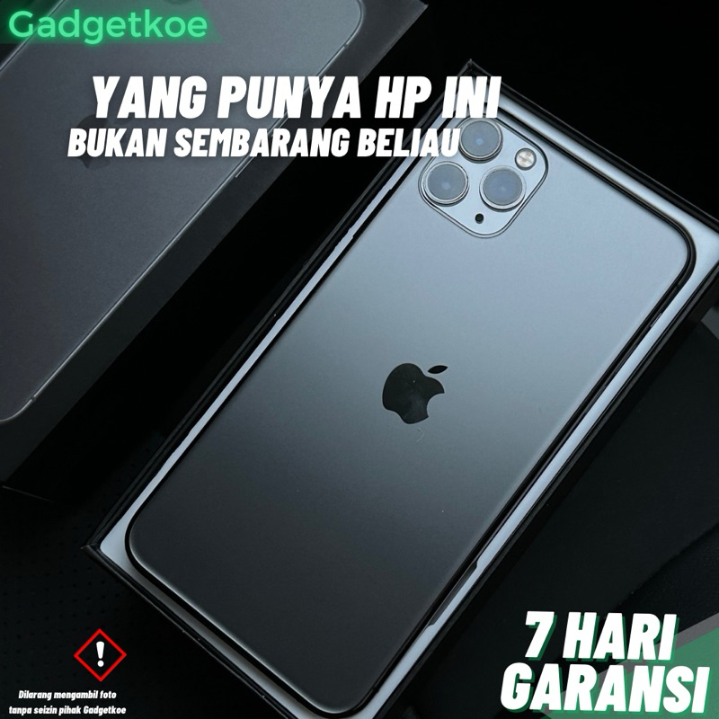 IPHONE 11 PRO MAX  IBOX RESMIMANTAP MULUS