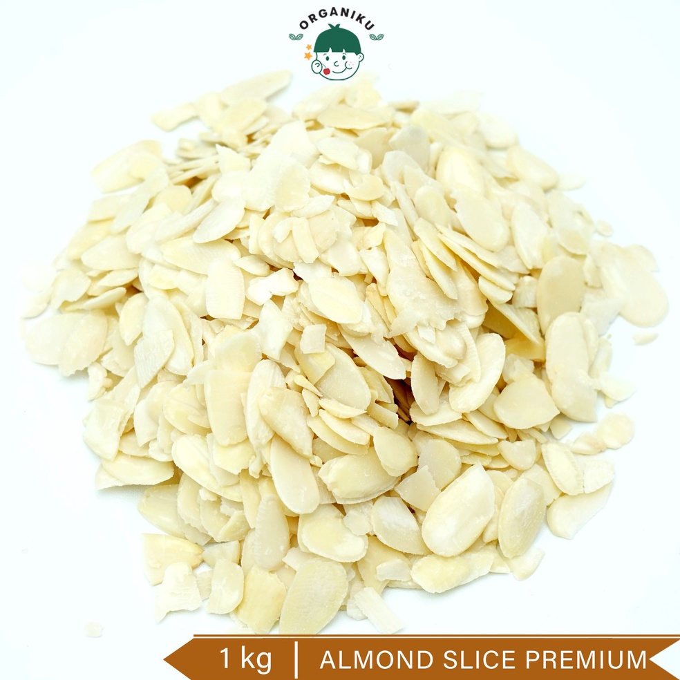 

Prm Almn Slie Premium raw blanhe 1Kg INR