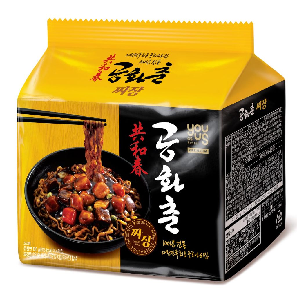 

Youus Jjajang Ramen Instant Noodle With Black Bean Sauce (195gr@4pcs)