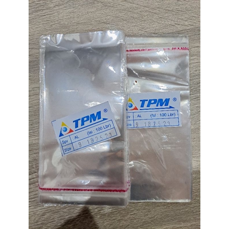 PLASTIK OPP 8X18 & 9X18 PLASTIK DADAR GULUNG