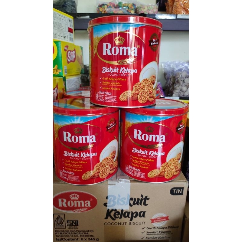 

Roma kelapa 345gr Exp 2026