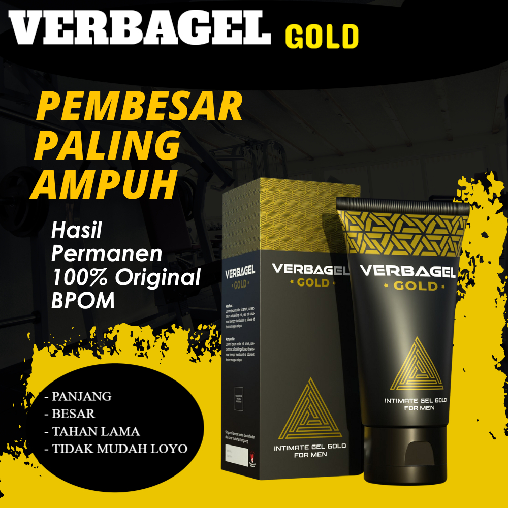 VERBAGEL GOLD PEMBESAR MR (P) PERMANEN PALING AMPUH DAN CEPAT ORIGINAL BPOM