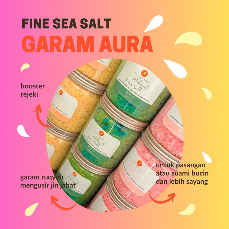 

SEA SALT GARAM DOA (DIDOAKAN SECARA ISLAMI) GARAM RUQIAH