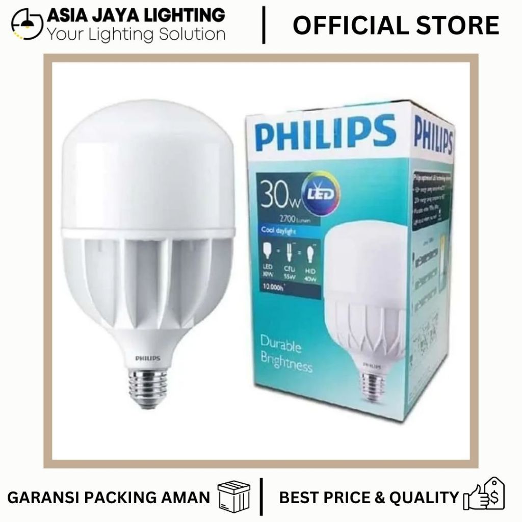 BOLA LAMPU LED / LAMPU BULB LED / BULB LAMPU / BOLA LAMPU / LED BULB LIGHT PHILIPS PHILIPS 30W CAHAY