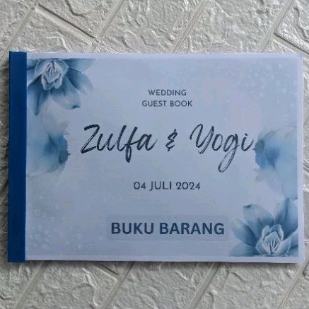 

Buku Tamu Pernikahan Custom