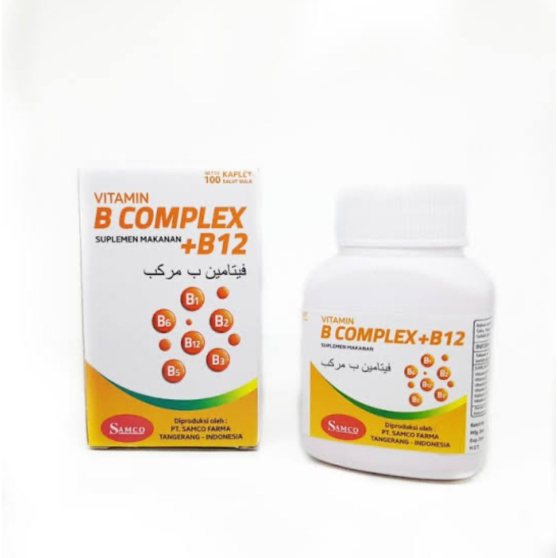 Vitamin B Complex + B12 Samco - Botol