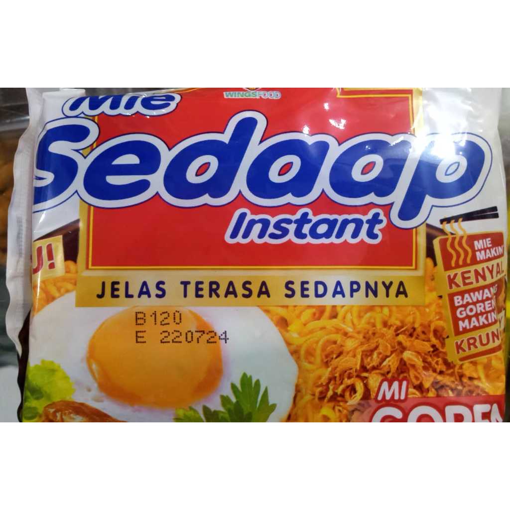 

MIE SEDAP INSTAN RASA MIE GORENG 90 GRAM