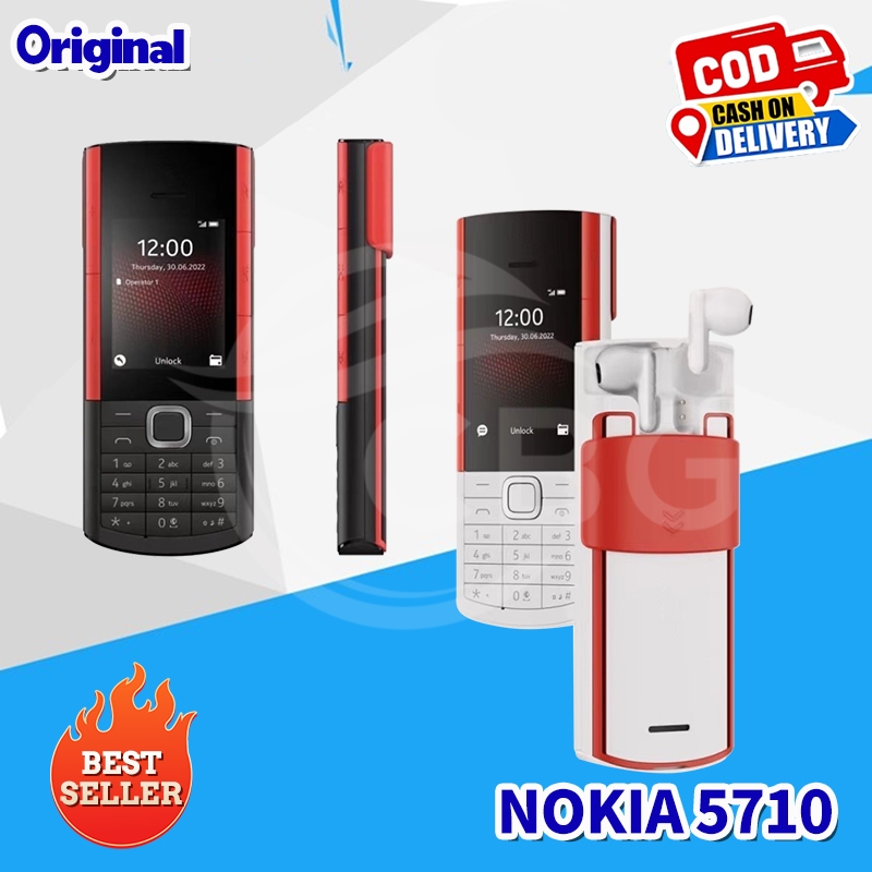 HP Nokia 5710 XpressAudio (2.4" + Dual SIM) 2G New Cell Phone