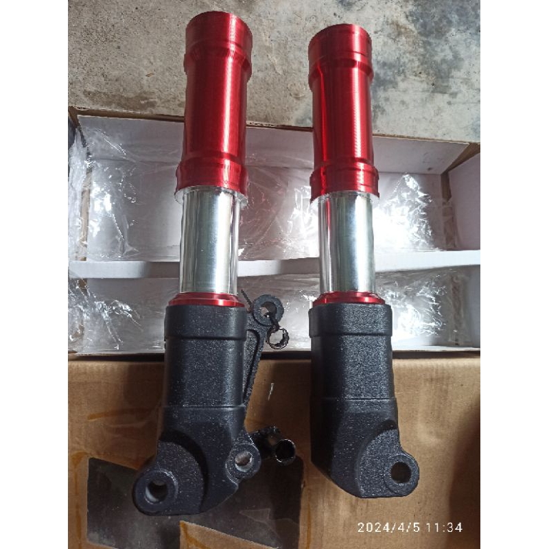 BOTTOM SHOCK DEPAN TABUNG SHOCK SUZUKI SMASH SHOGUN 110 NEW SHOGUN 125 CNC