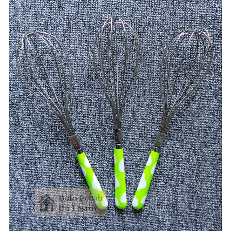 Kocokan Telur Gagang MOTIF / Kocokan Telur Manual Pengaduk Adonan Kue / Alat Kocokan Adonan Kue / Ko