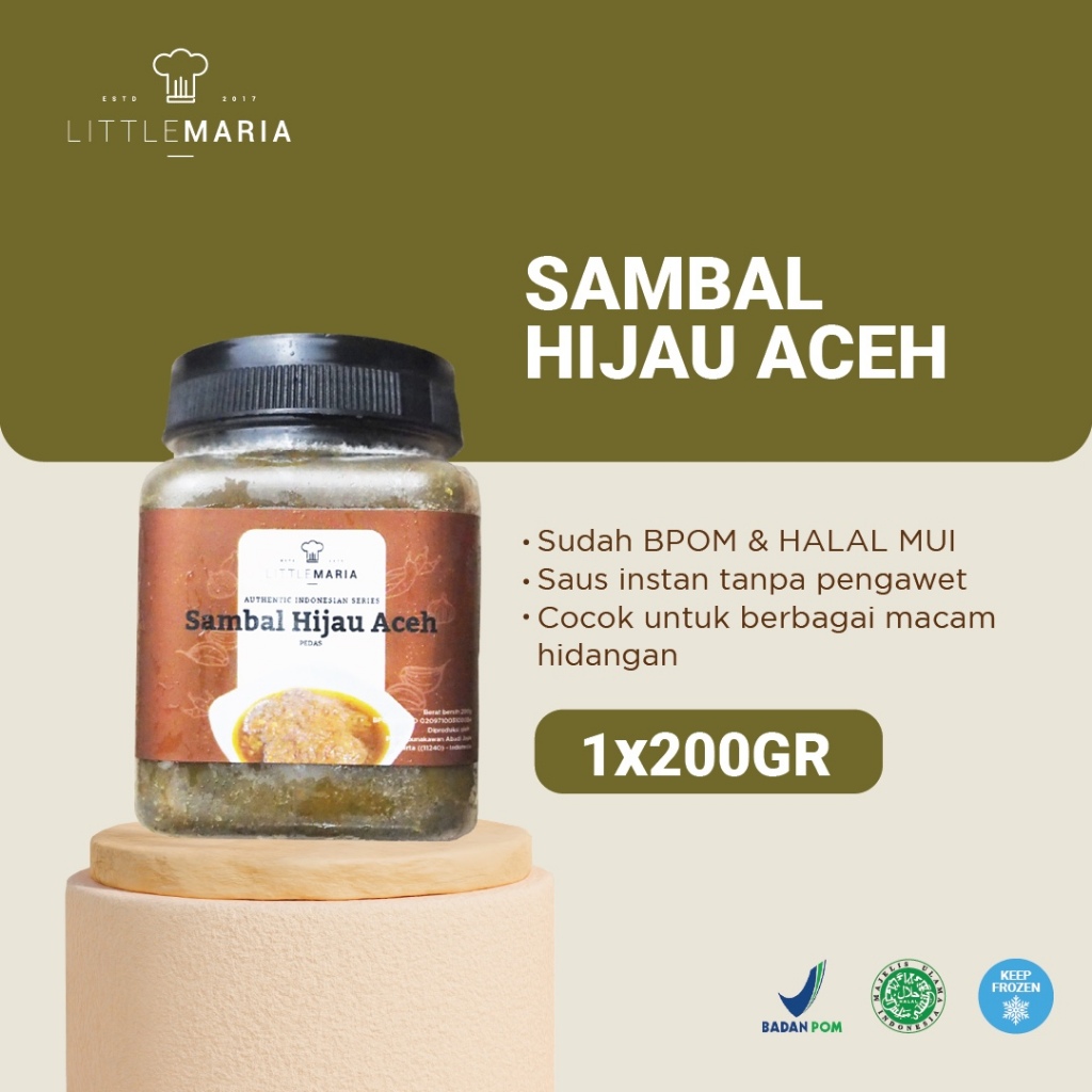

LittleMaria Sambal Hijau Aceh 200gr