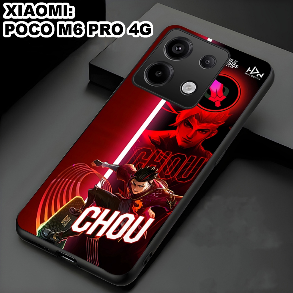 COD63/Softcase glossy kilau POCO M6 PRO 4G dan ALLL TYPE(motif mobile legend)  M4 PRO 4G M3 PRO 5G X