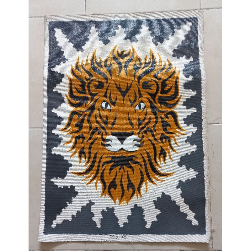 Lukisan kanvas singa 009