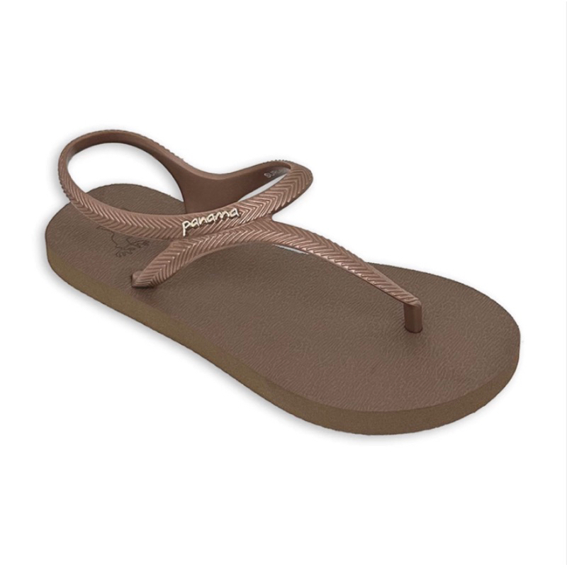 Sandal Panama suri brown sandal tali belakang cewek sandal jepit cewek sandal wanita