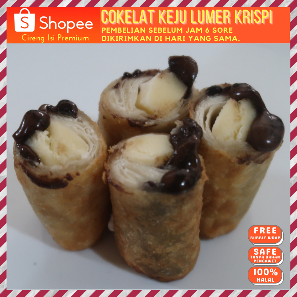 

Cokelat Keju Lumer Krispi 10 pcs (Harga Grosir)