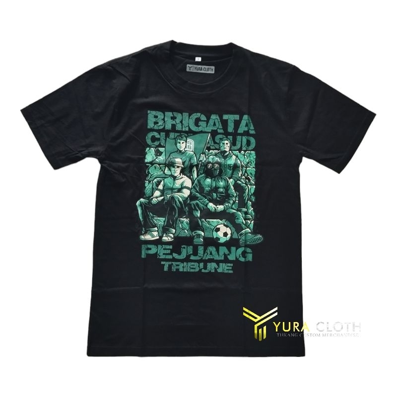Kaos Pria Distro BCS X PSS PEJUANG TRIBUNE CASUAL ULTRAS SLEMAN