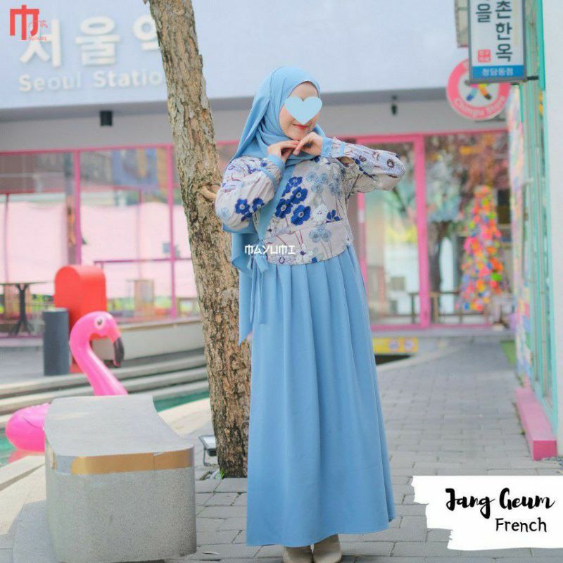 Jang Geum Dress by Mayumi baju gamis wanita dewasa S French