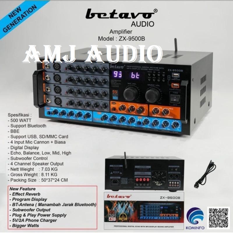 amplifiee betavo zx9500b / zx 9500b / zx9500 b original