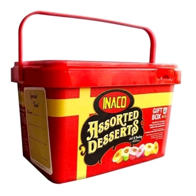 

INACO assorted Dessert Gift Box 600 gr cemilan jelly toples lebaran