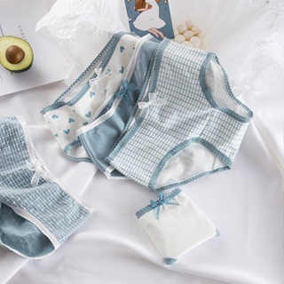 CD1089 Cd Imut Fashion Jepang Celana Dalam Wanita Katun Mid Waist