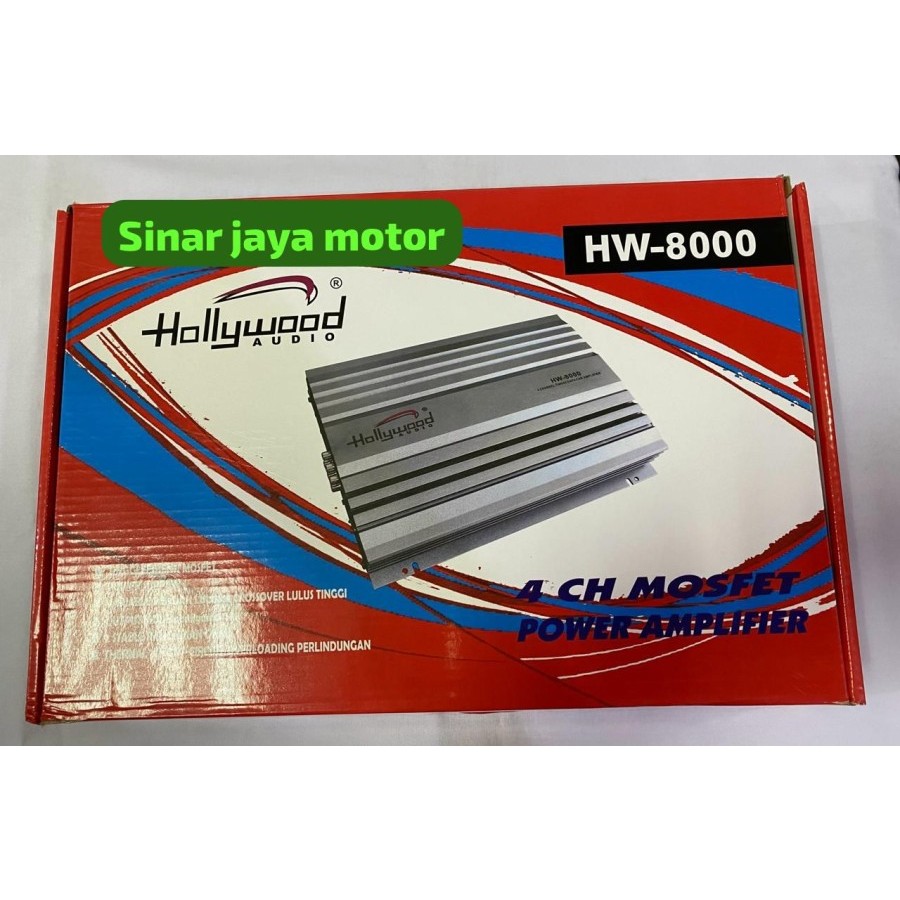 Power Hollywood HW-8000 power 4 Chanel HOLLYWOOD HW-8000 Mosfet