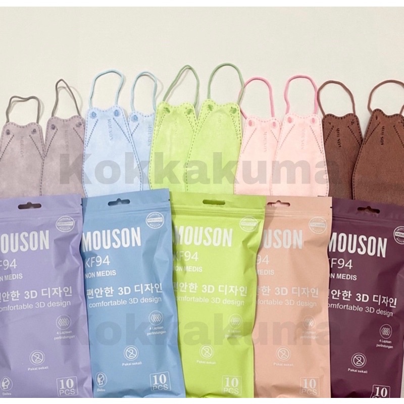( LLM ) MOUSON Masker KF94 4 Ply Evo Plusmed Masker 4D KF 94