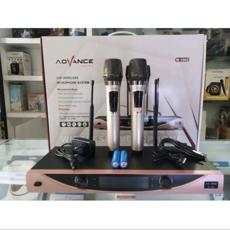 wireless microphone W-1061 W-1062 Advance UHF Wireless Microphone