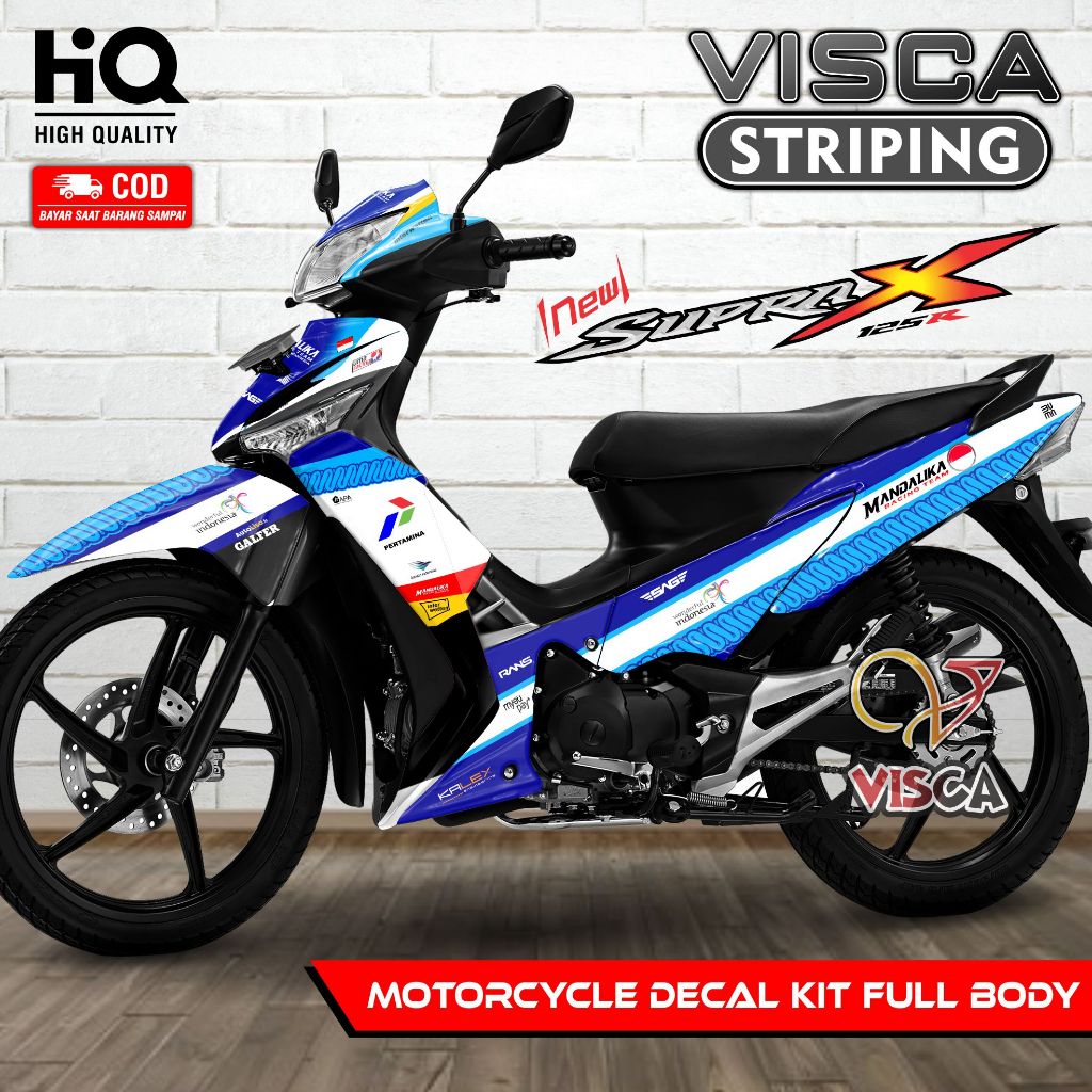 Decal Supra X 125 R Full Body - Stiker Motor Supra X 125 R Batman - Dekal Supra X 125 R 2012 - Strip