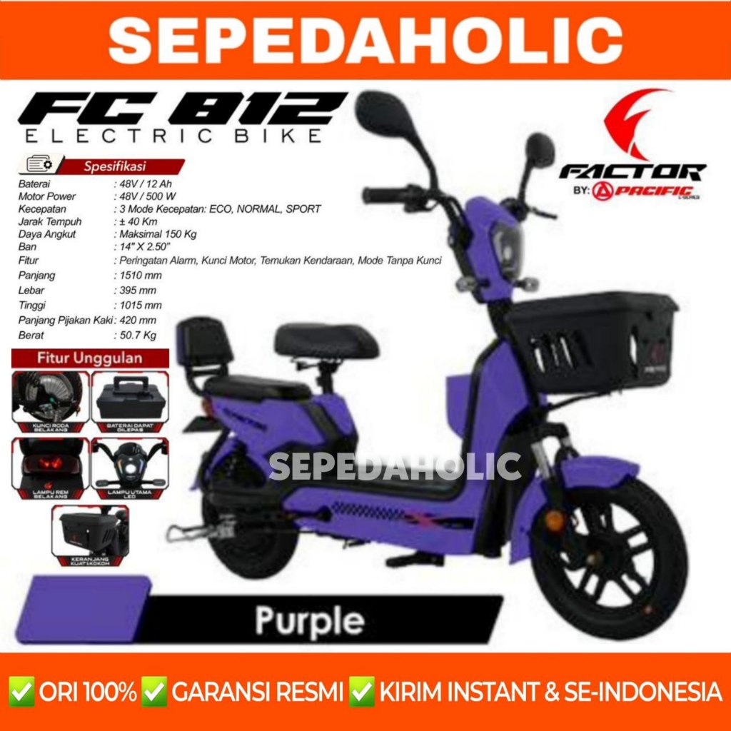 pacific Factor FC 812 Sepeda Listrik