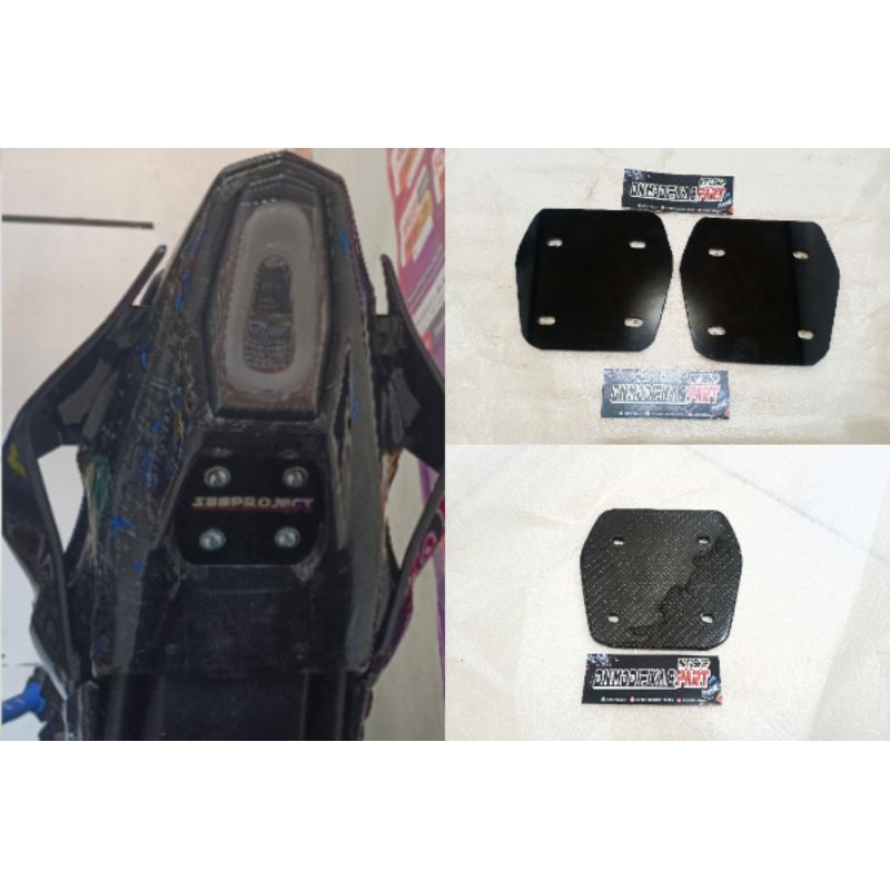 tutup cover karbon spakbor R15 v3 v4 fender undertail R15 penutup spakbor belakang carbon
