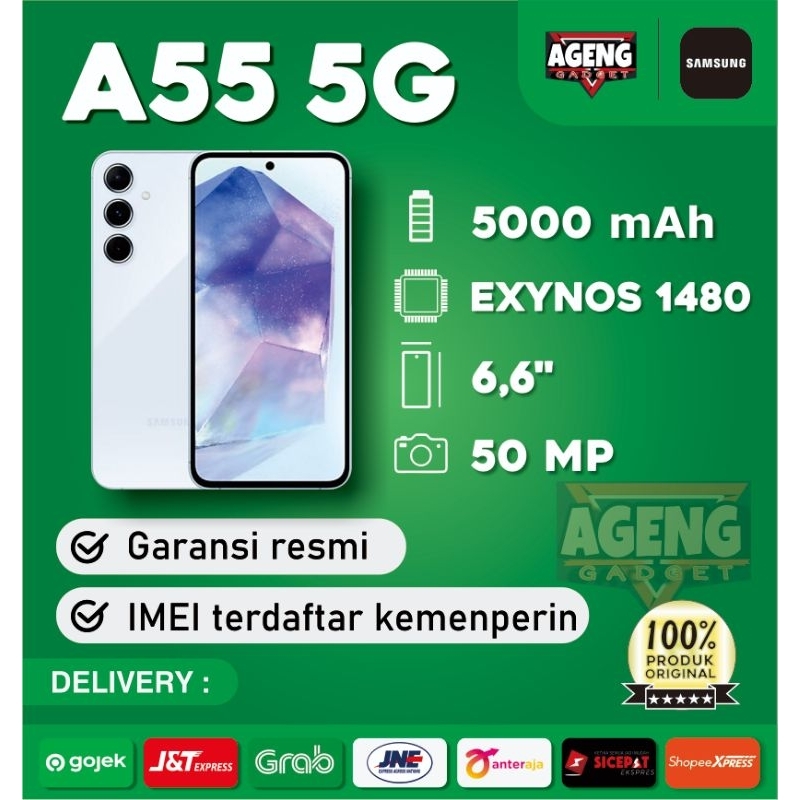 Samsung A55 5G 12/256 Garansi Resmi SEIN 100% Original