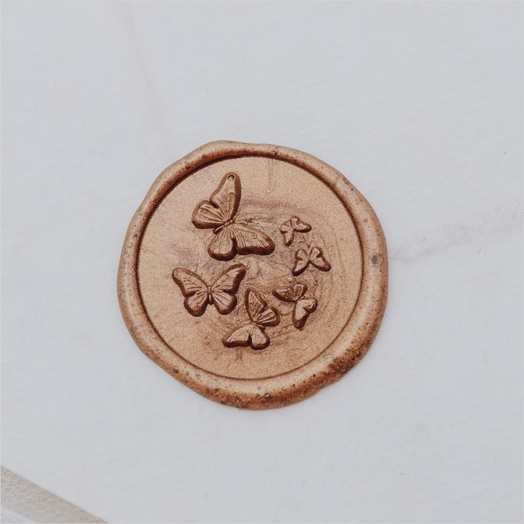 

Butterfly Wax Seal / Wax Seal Kupu-kupu / Lilin segel undangan / Lilin segel rustic vintage / Wax Seal jumbo
