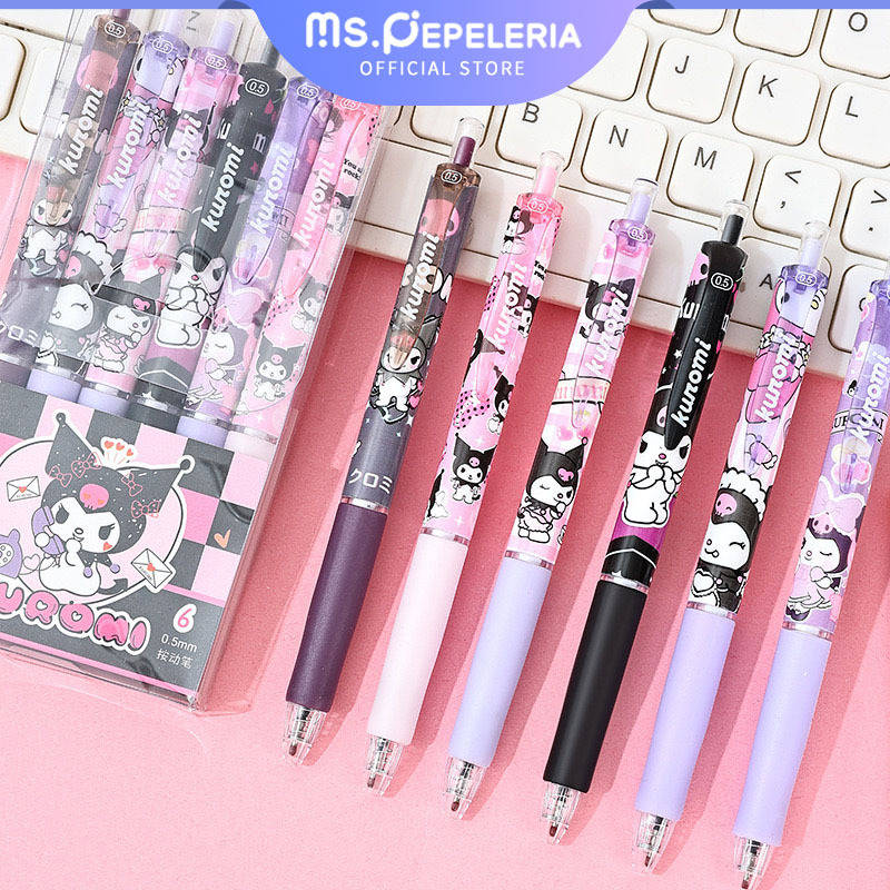 

Pulpen gel Sanrio/Kuromi pena gel 0.5mm/gel pena Ujian Kelas Tinggi Siswa-Ms.Pepeleria