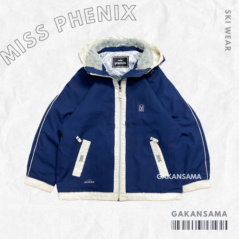Jaket Vintage Miss Phenix Navy Colour
