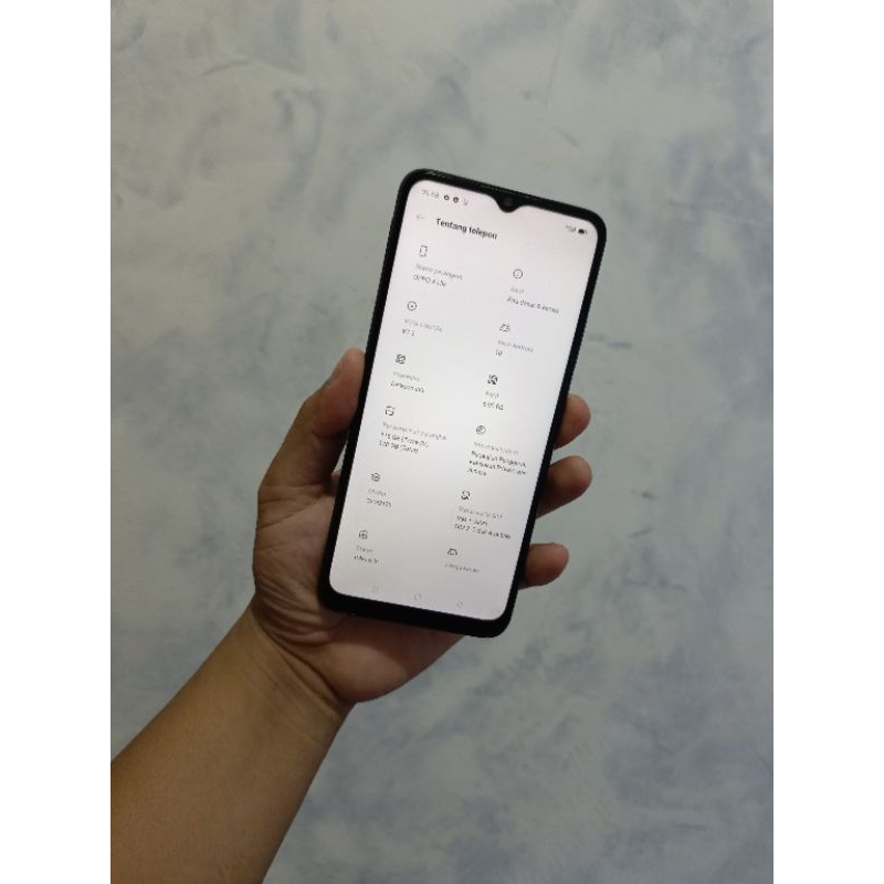 hp second siap pake Oppo a15s ram 6/128