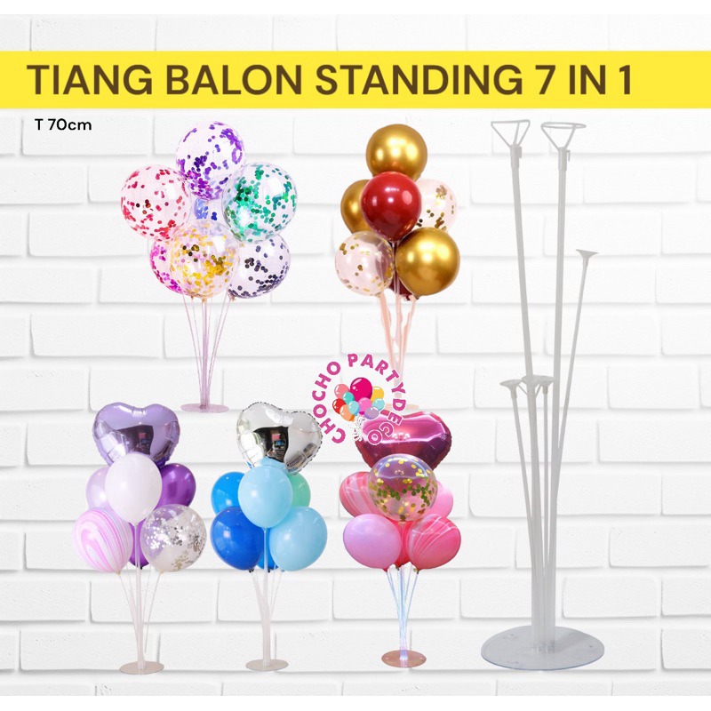 Tiang Balon Standing 7 In 1 / Tiang Dekorasi Ulang Tahun