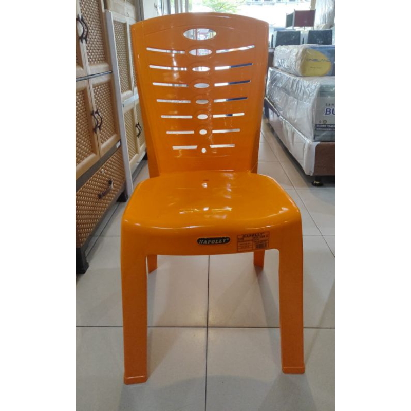 kursi plastik napolly 208 orange