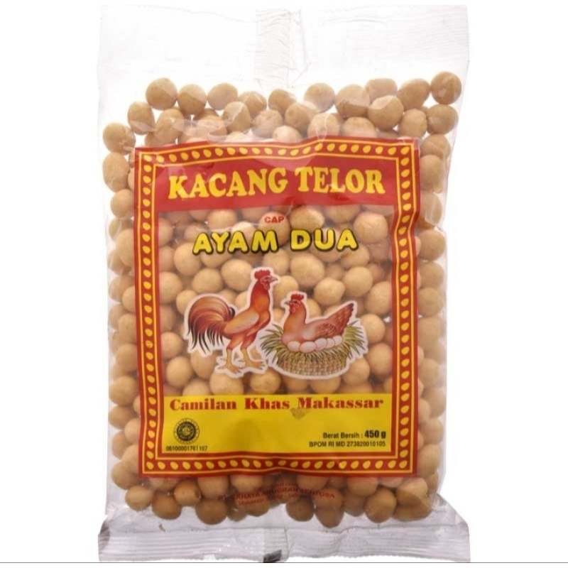 

KACANG TELOR AYAM DUA ISI 450Gram