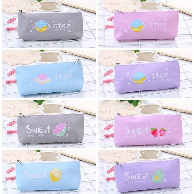 

cc - Pensil Case / Kotak Pensil Motif Bear Cartoon / Star / Sweet