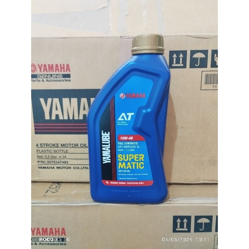 Oli Yamalube Super matic 1L NMAX AEROX jamin Original Yamaha