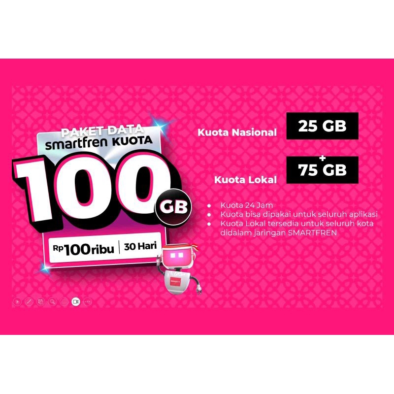 Voucher Kuota Smartfren 100GB